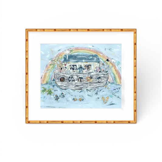 Noah's ark I Nursery Fine Art Print