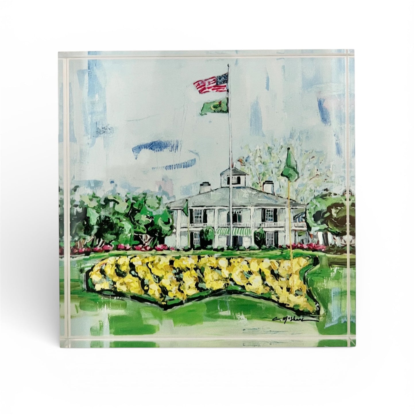 The Clubhouse Acrylic Tabletop Art