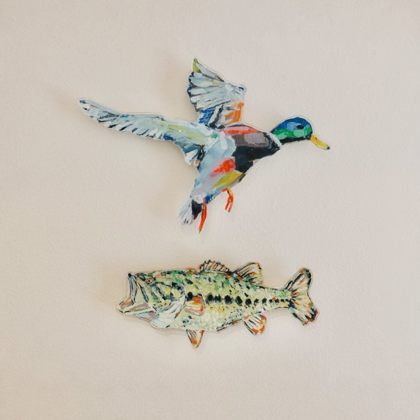 Take Flight Mallard Duck Acrylic Wall Contour