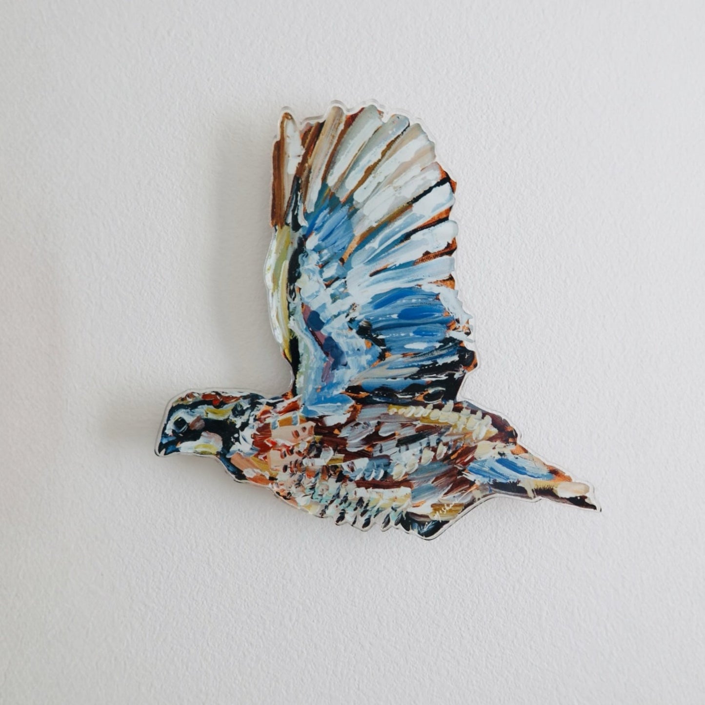 Quail Acrylic Wall Contour