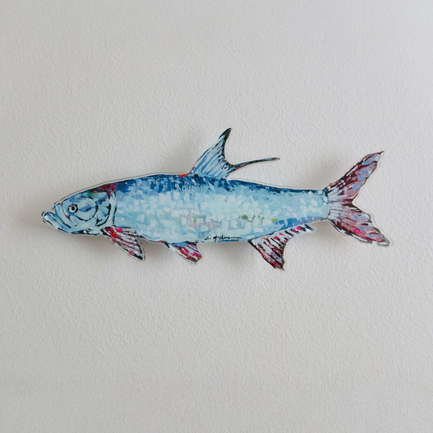 Tarpon Fish Acrylic Wall Contour