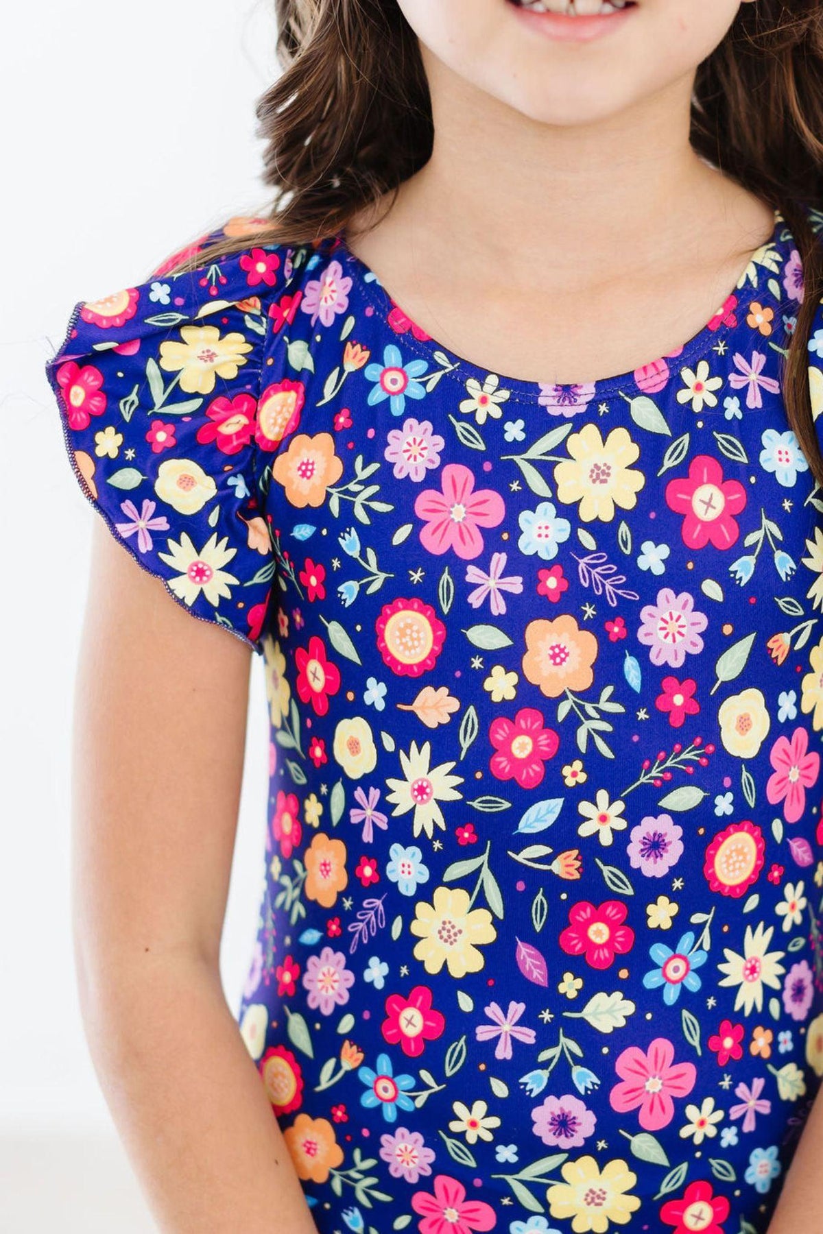 a close up of a girl's dress