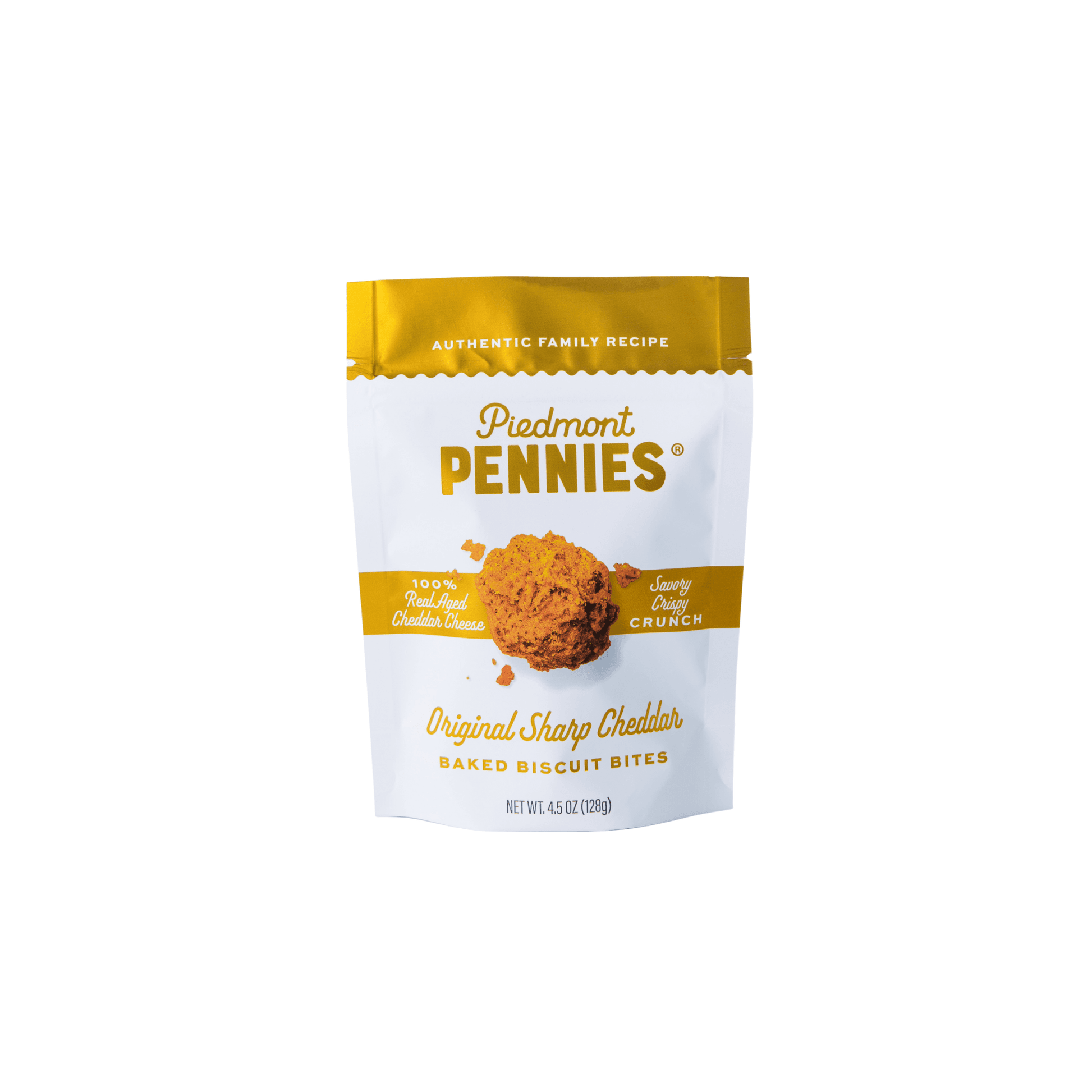 Piedmont Pennies Original Cheddar Cheese Crackers 4.5 oz. Pouch