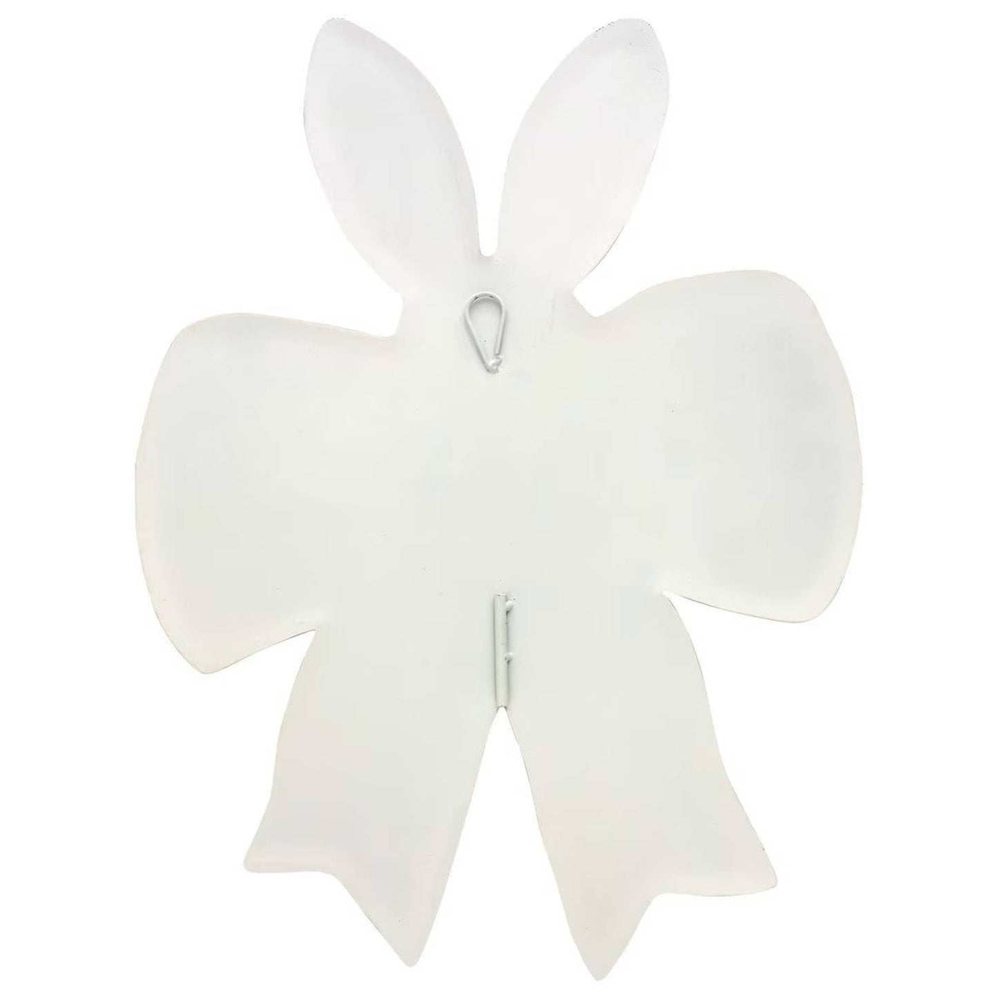Pink Bow with Peeking Bunny
