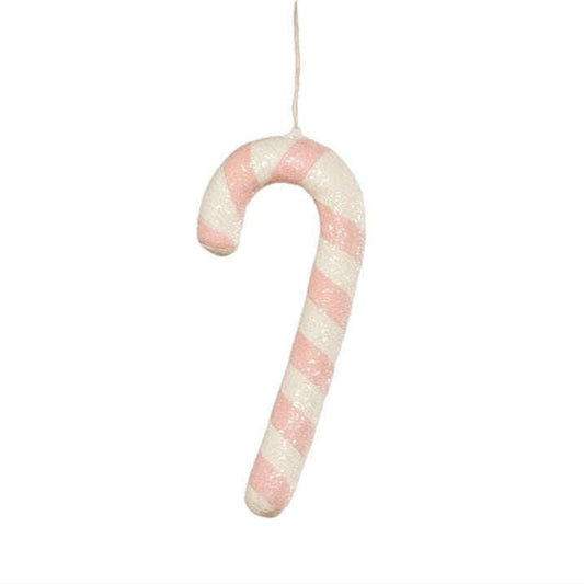 a candy cane from a string