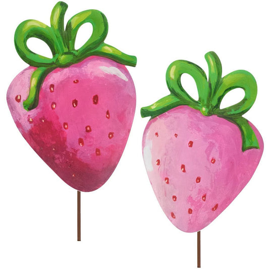 Pink Strawberries (Set of 2)