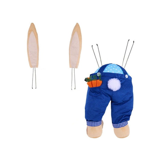 Plush Boy Bunny Wreath Decor Kit