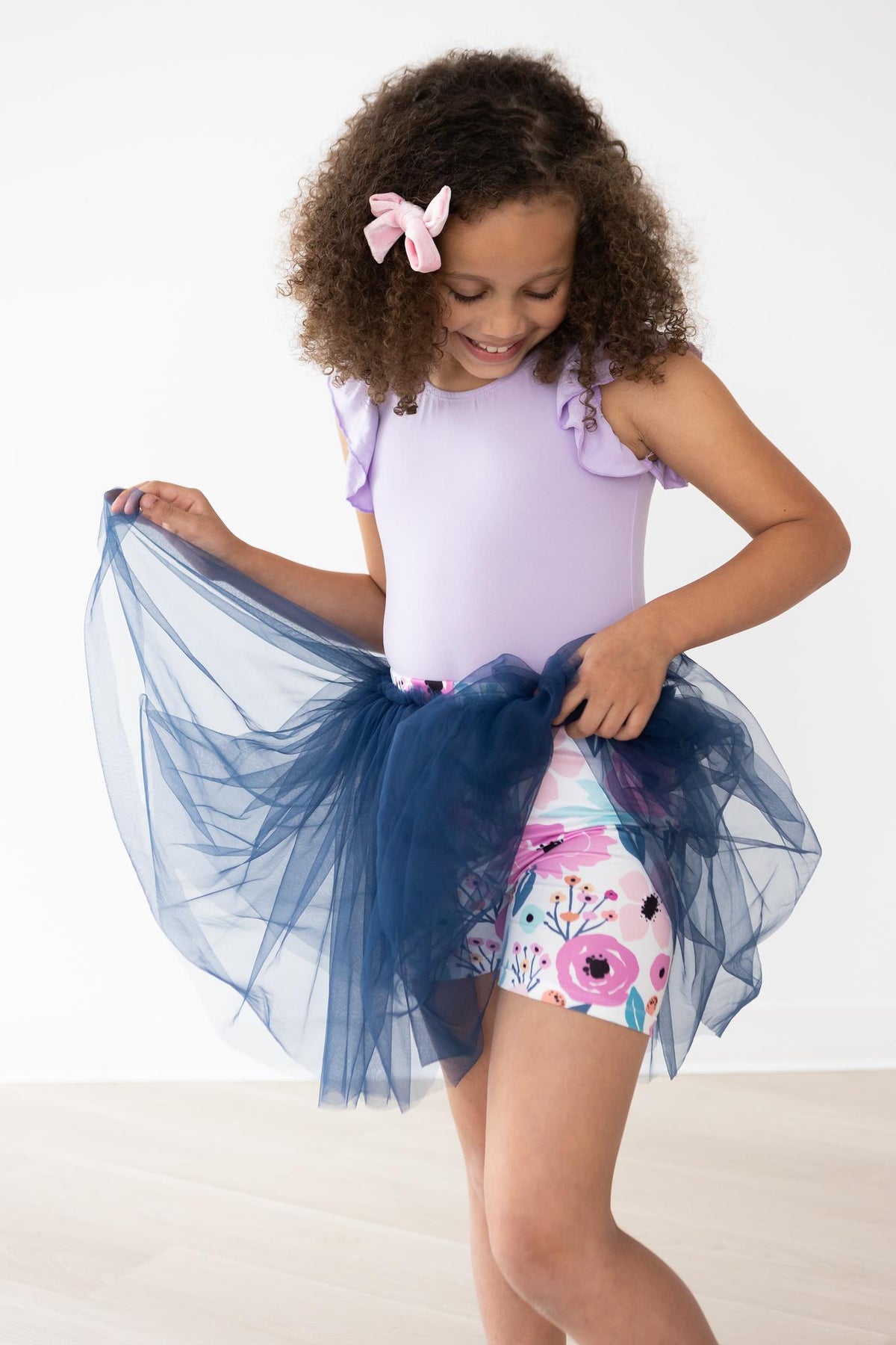a girl wearing a tutu