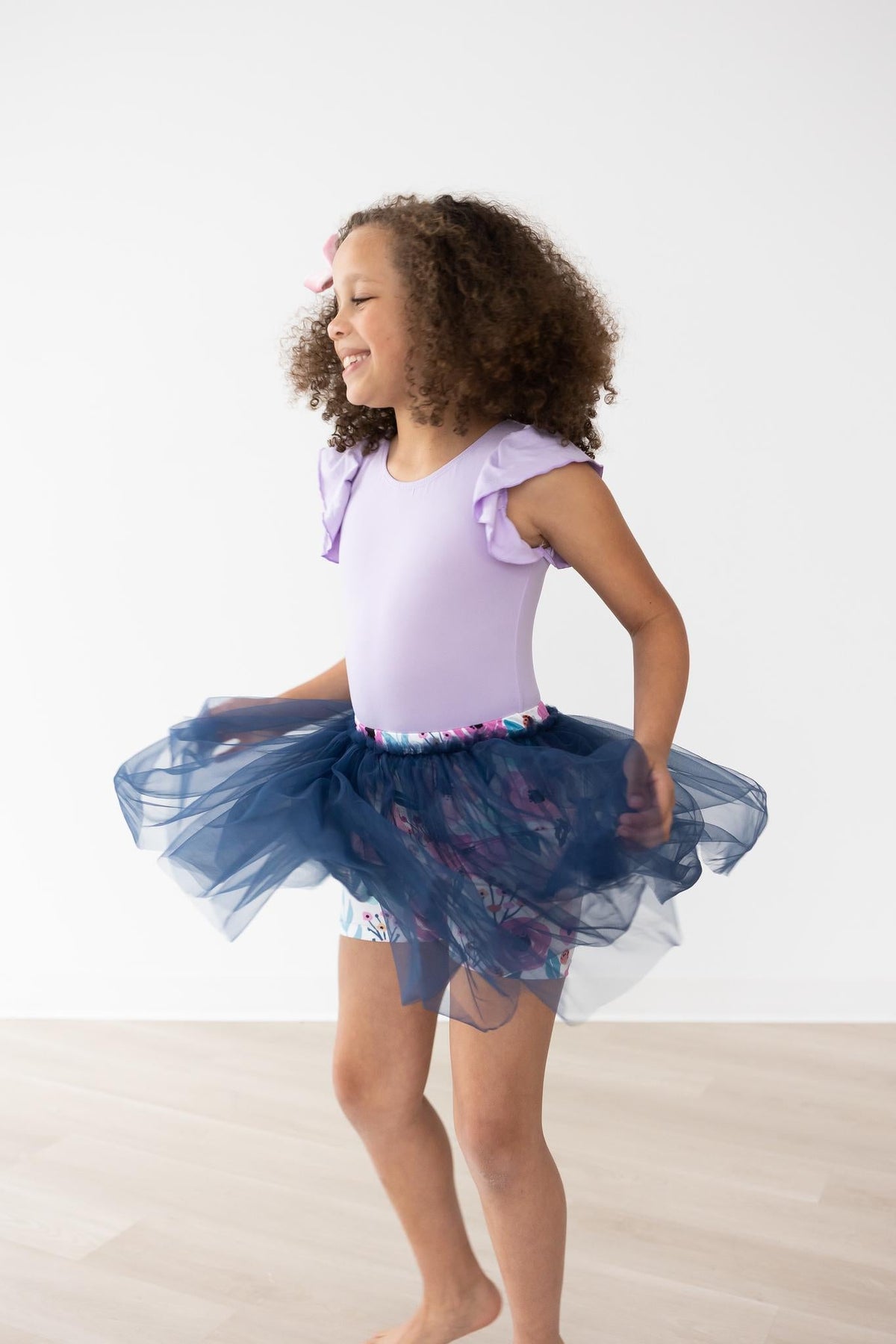 a girl in a tutu
