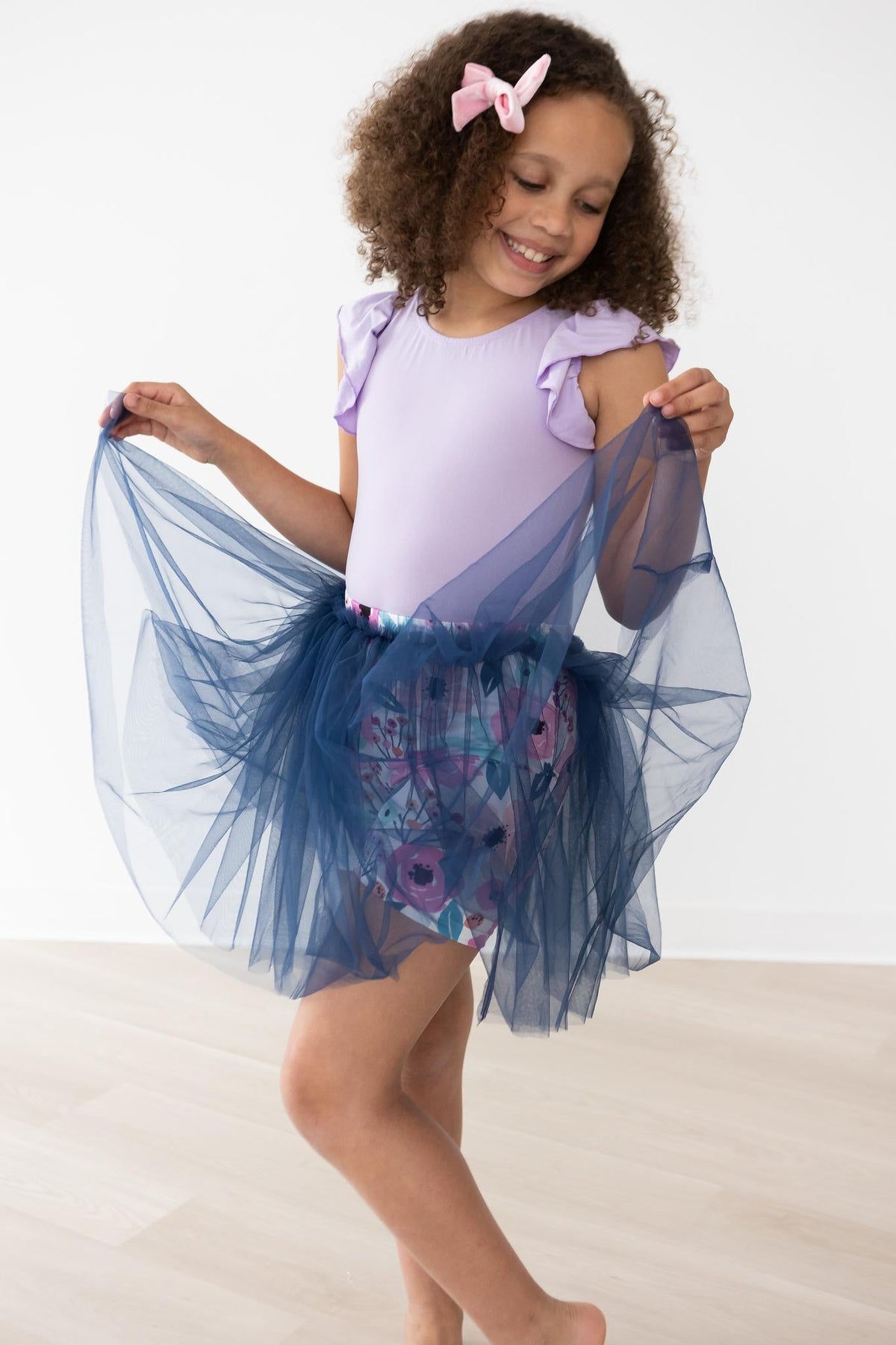a girl in a tutu