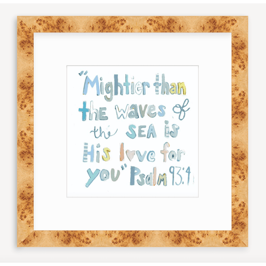 Psalm 93:4 Bible Verse Fine Art Print