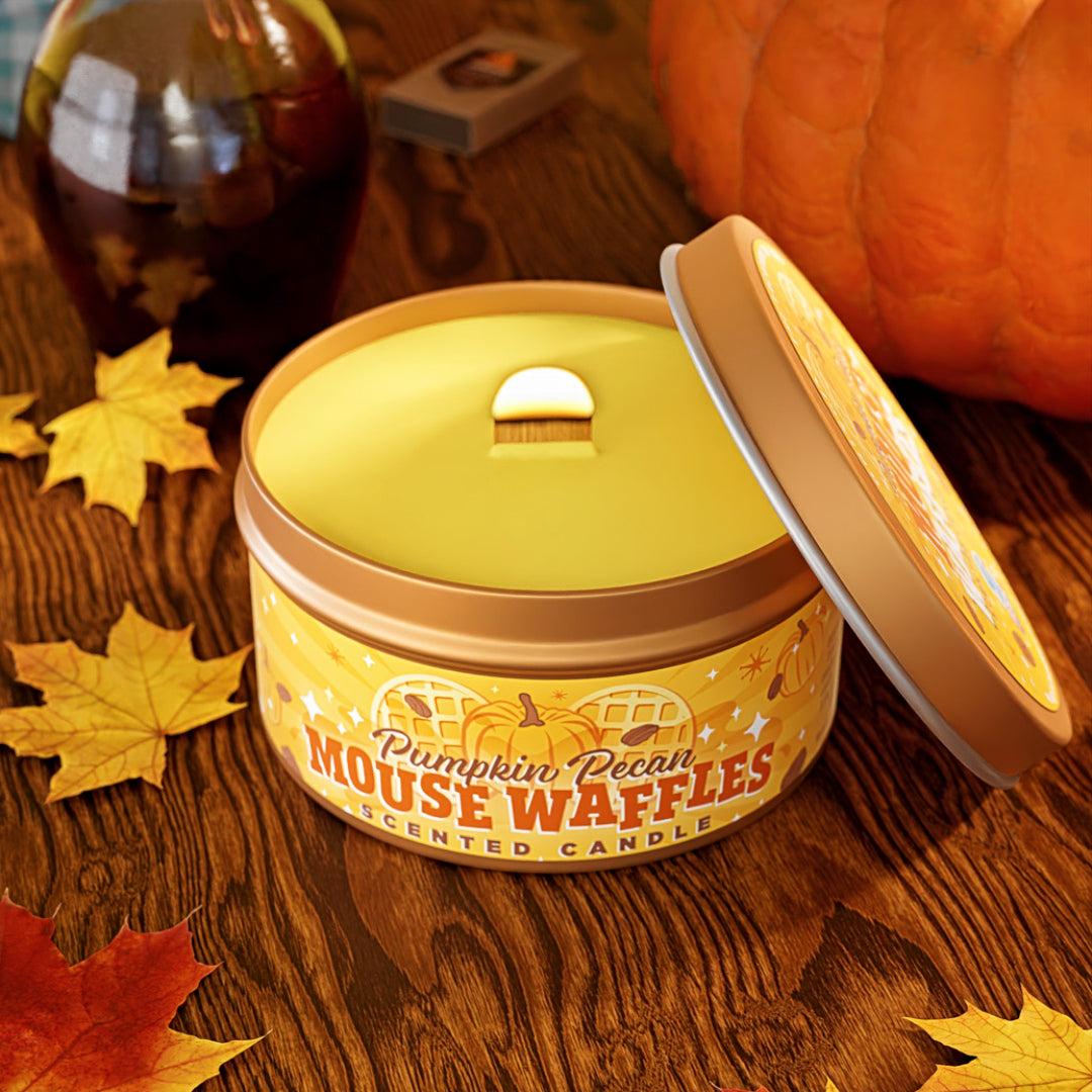 Pumpkin Pecan Mouse Waffles