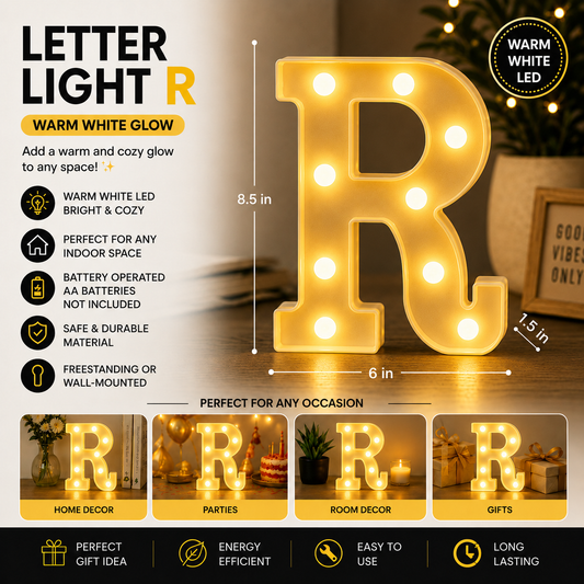 Letter Light | R
