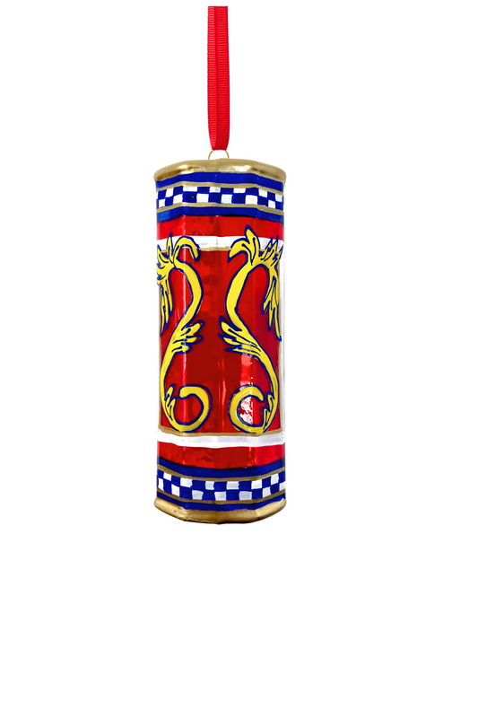 Fior D'Olivo Oil Can Polish Glass Ornament