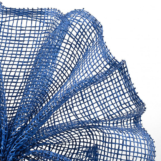 10" Poly Burlap Mesh Ribbon: Royal Blue