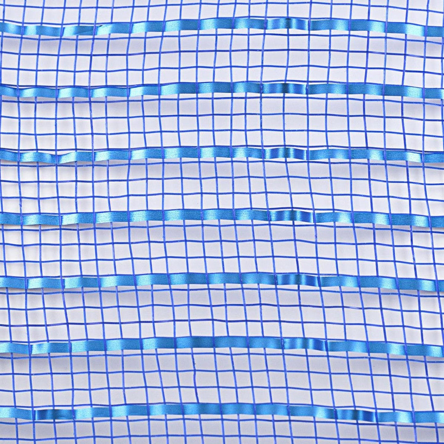 10" Matte Wide Foil Mesh Ribbon: Royal Blue