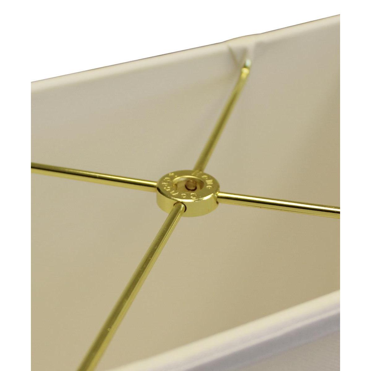Rectangular Drum Lampshade (10x16) (10x16) x 11 Softback Eggshell Fabric