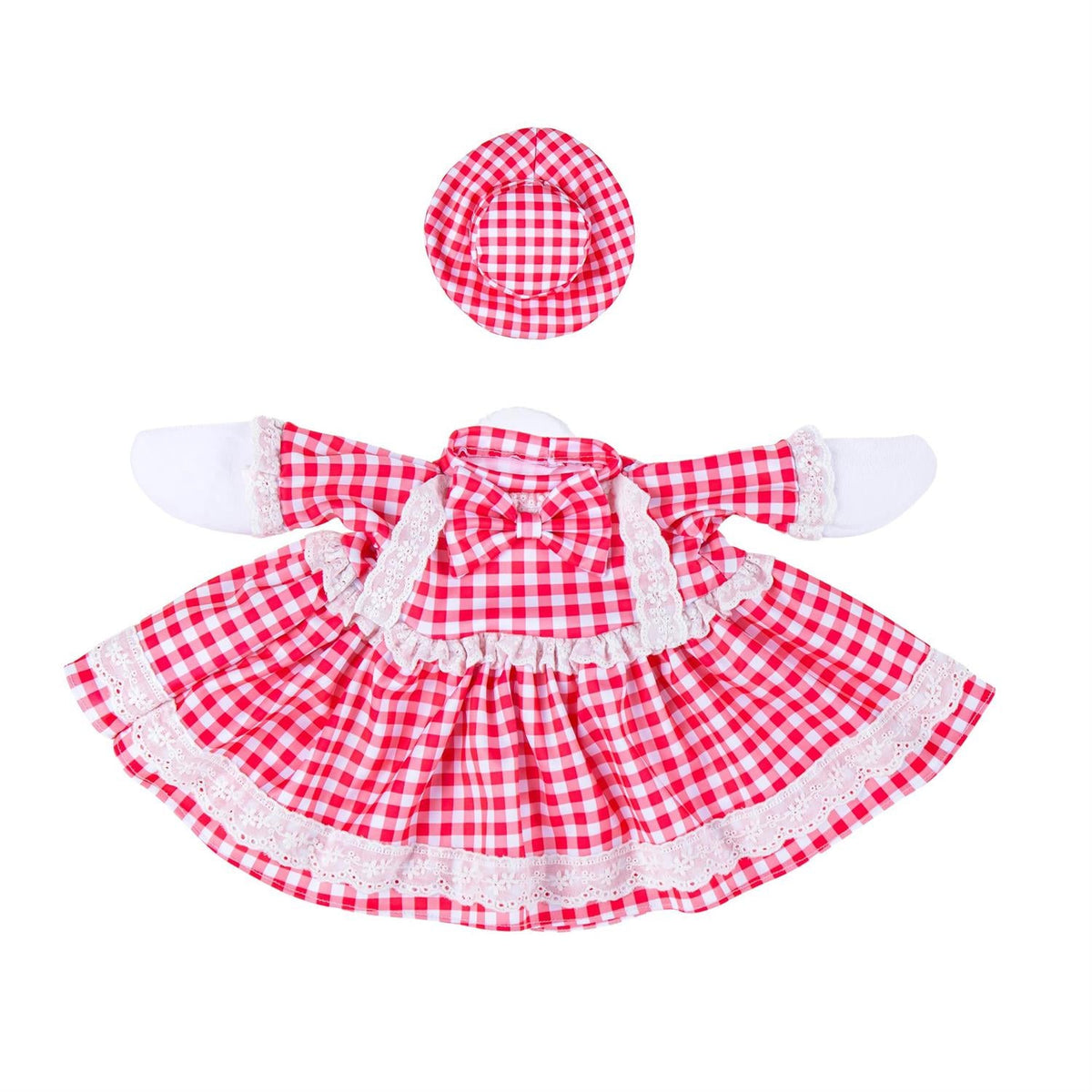 Red Gingham Dress Porch Goose Outfit