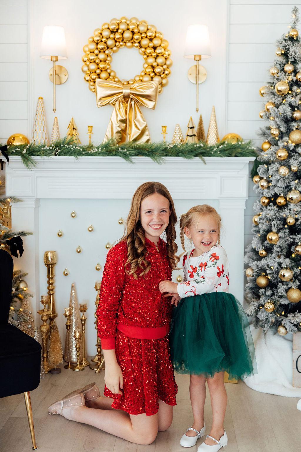 two girls posing for a picture