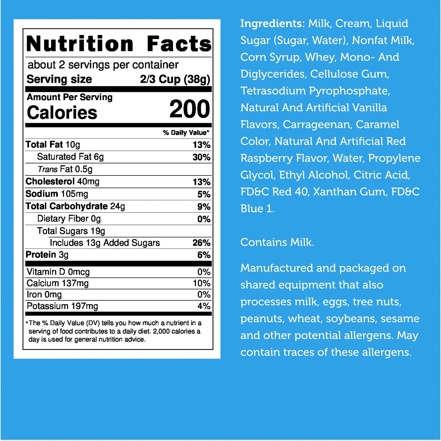 Freeze Dried Ice Cream That Does Not Melt (Bits) Red Raspberry
