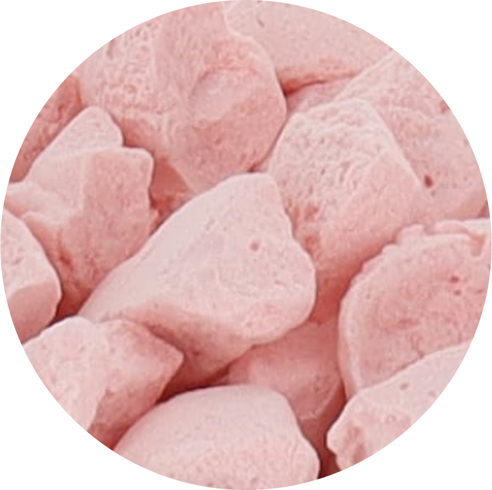Freeze Dried Ice Cream That Does Not Melt (Bits) Red Raspberry