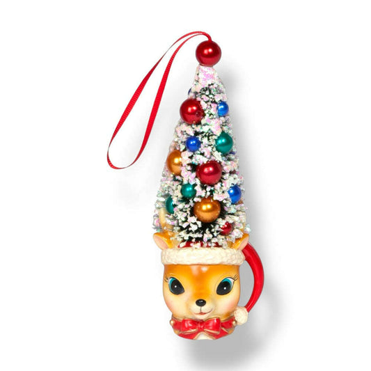 a christmas tree decoration with a small tree