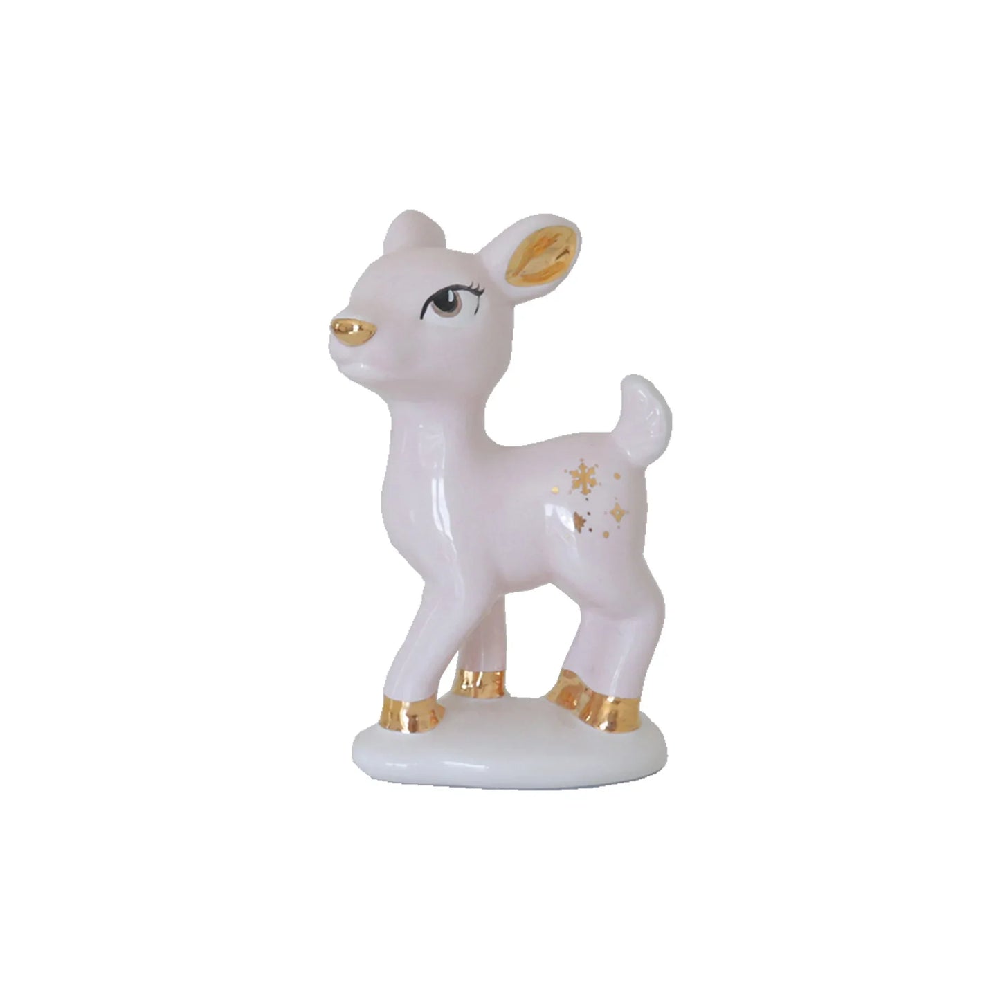 Retro Reindeer Baby in Pink