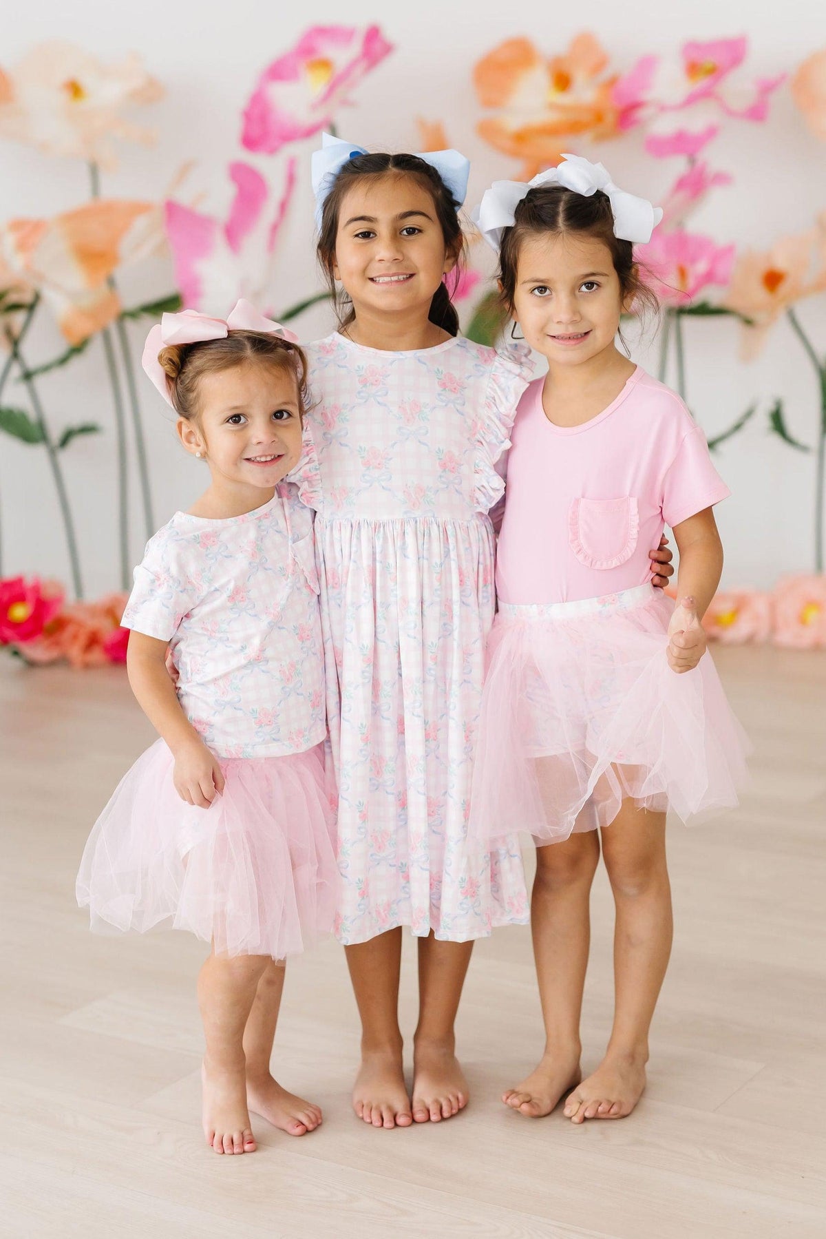 a group of girls posing for a picture