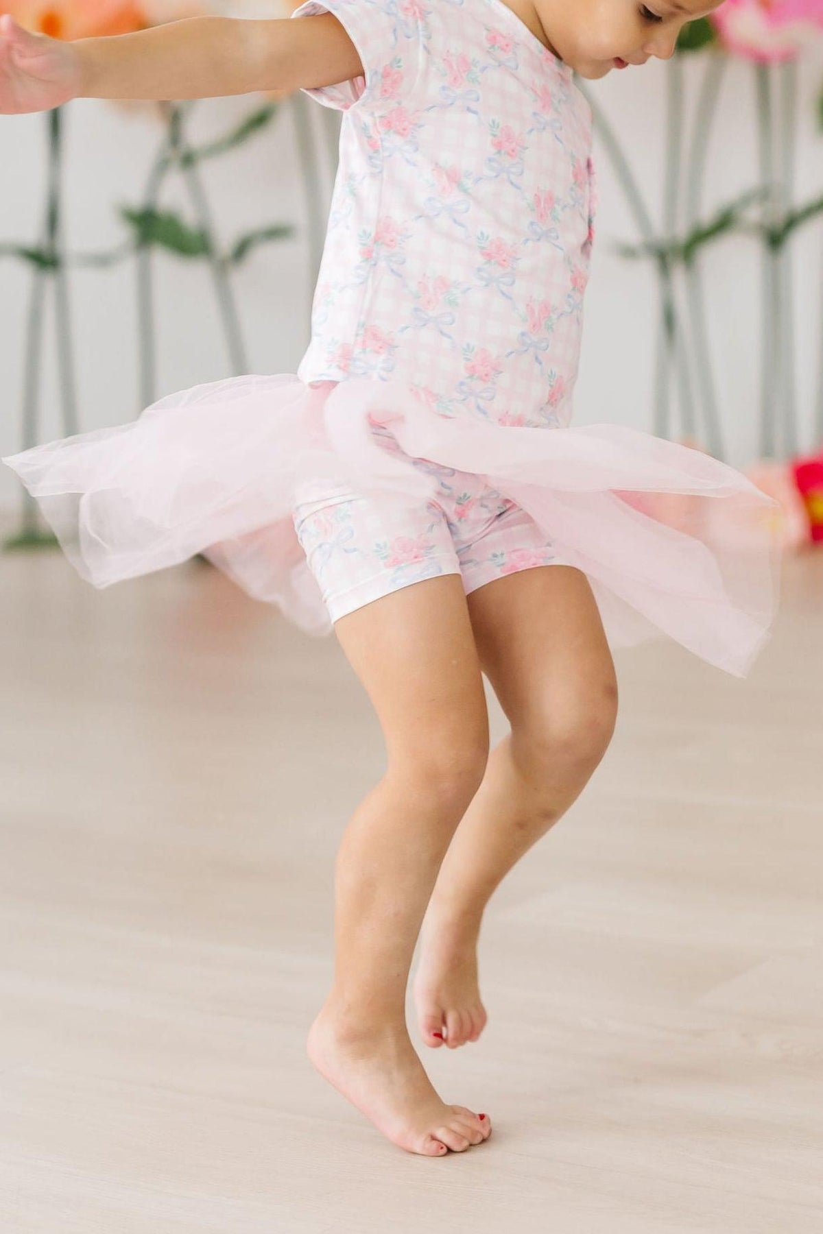 a child in a tutu