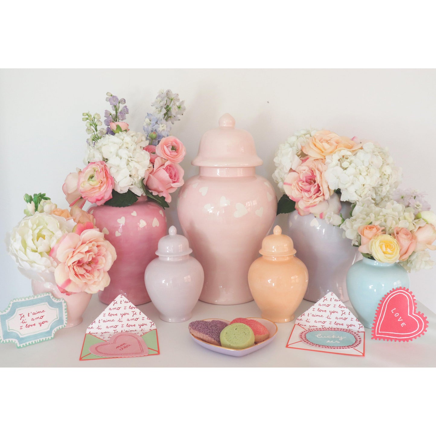 Robin's Egg Blue Ginger Jars