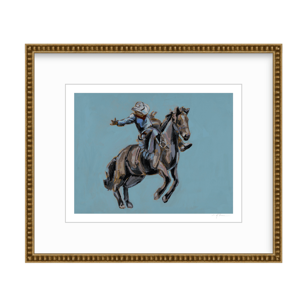 Rodeo Cowboy Fine Art Print