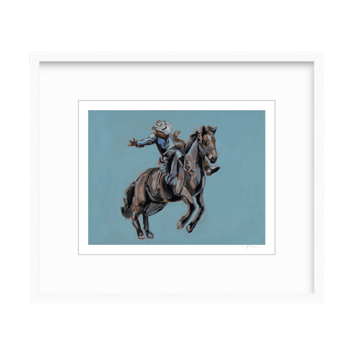 Rodeo Cowboy Fine Art Print