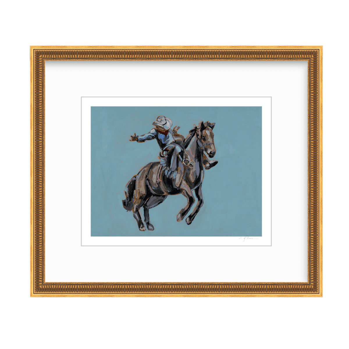 Rodeo Cowboy Fine Art Print