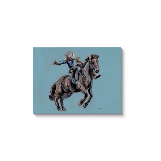 "Rodeo Cowboy" on canvas