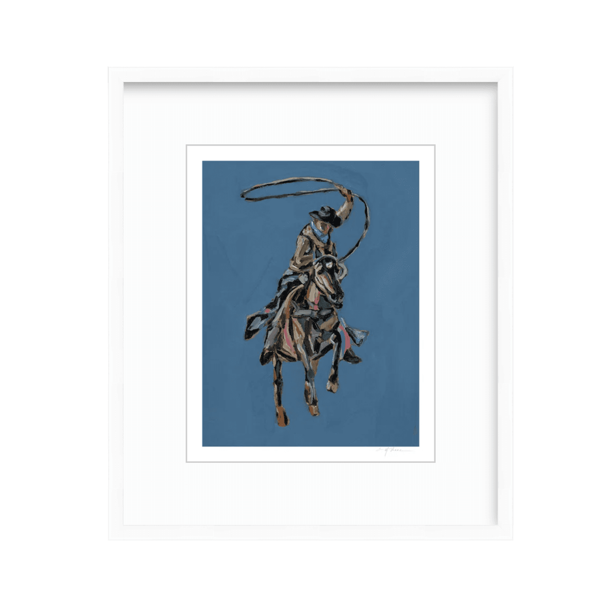 Rodeo Roper Fine Art Print