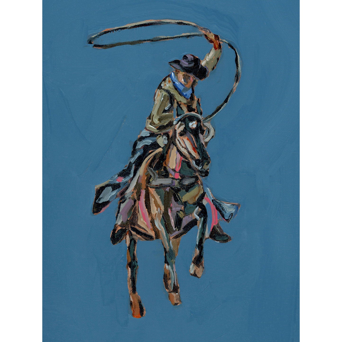 "Rodeo Roper" on canvas