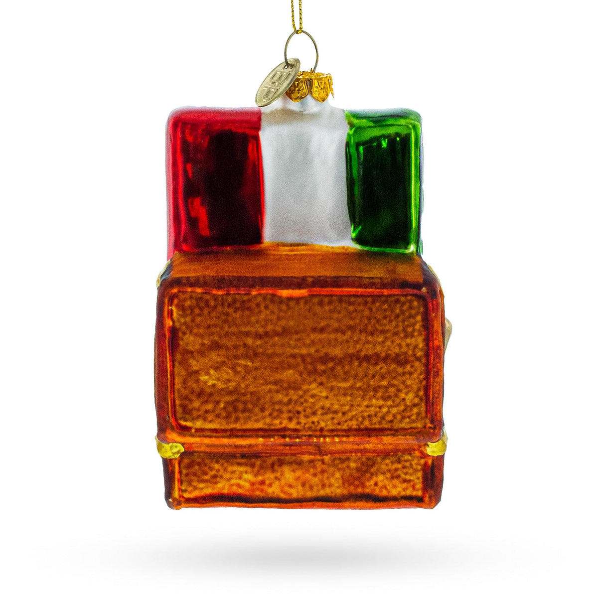 Rome, Italy Landmarks Glass Christmas Ornament