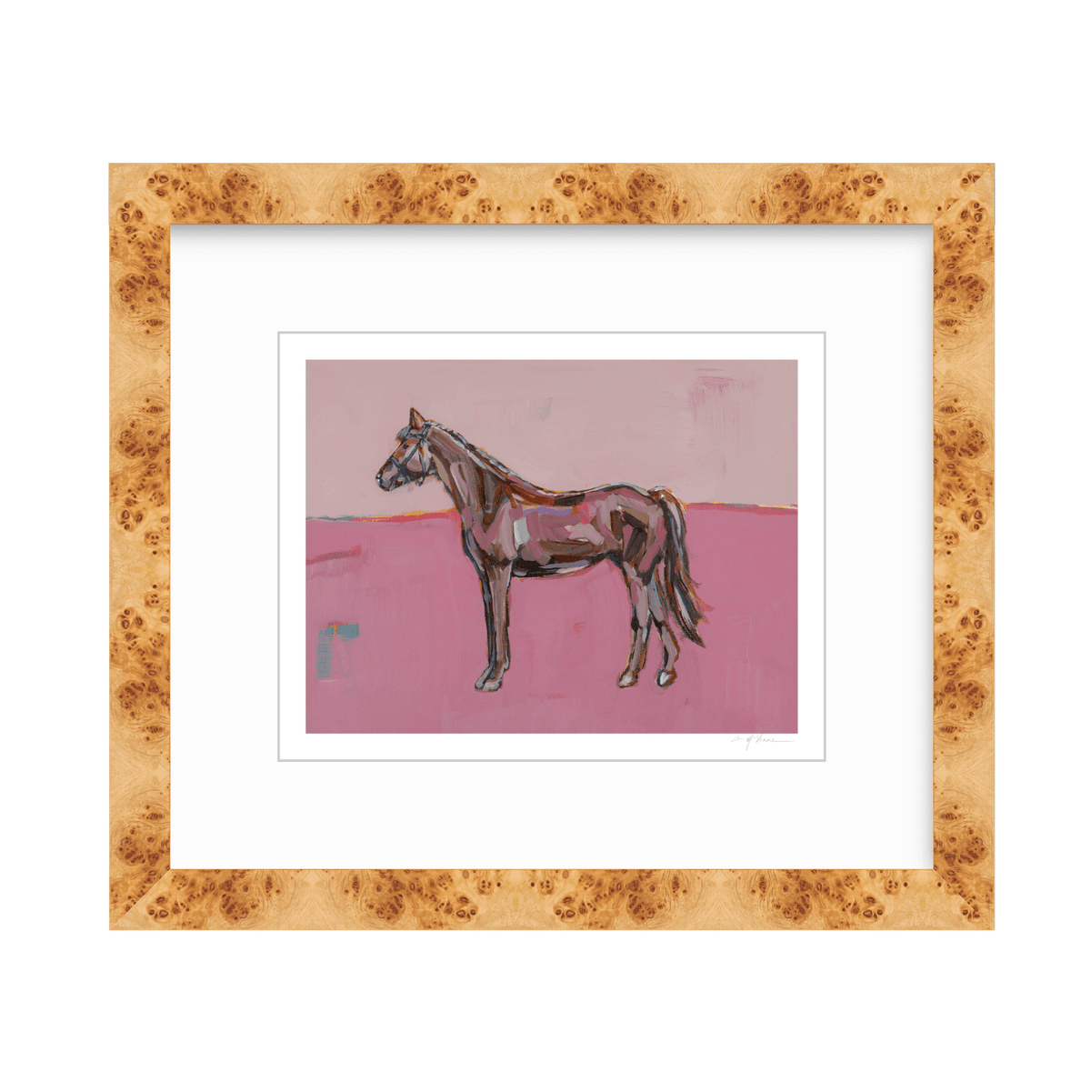 Rose in the Dust Horse Fine Art Print