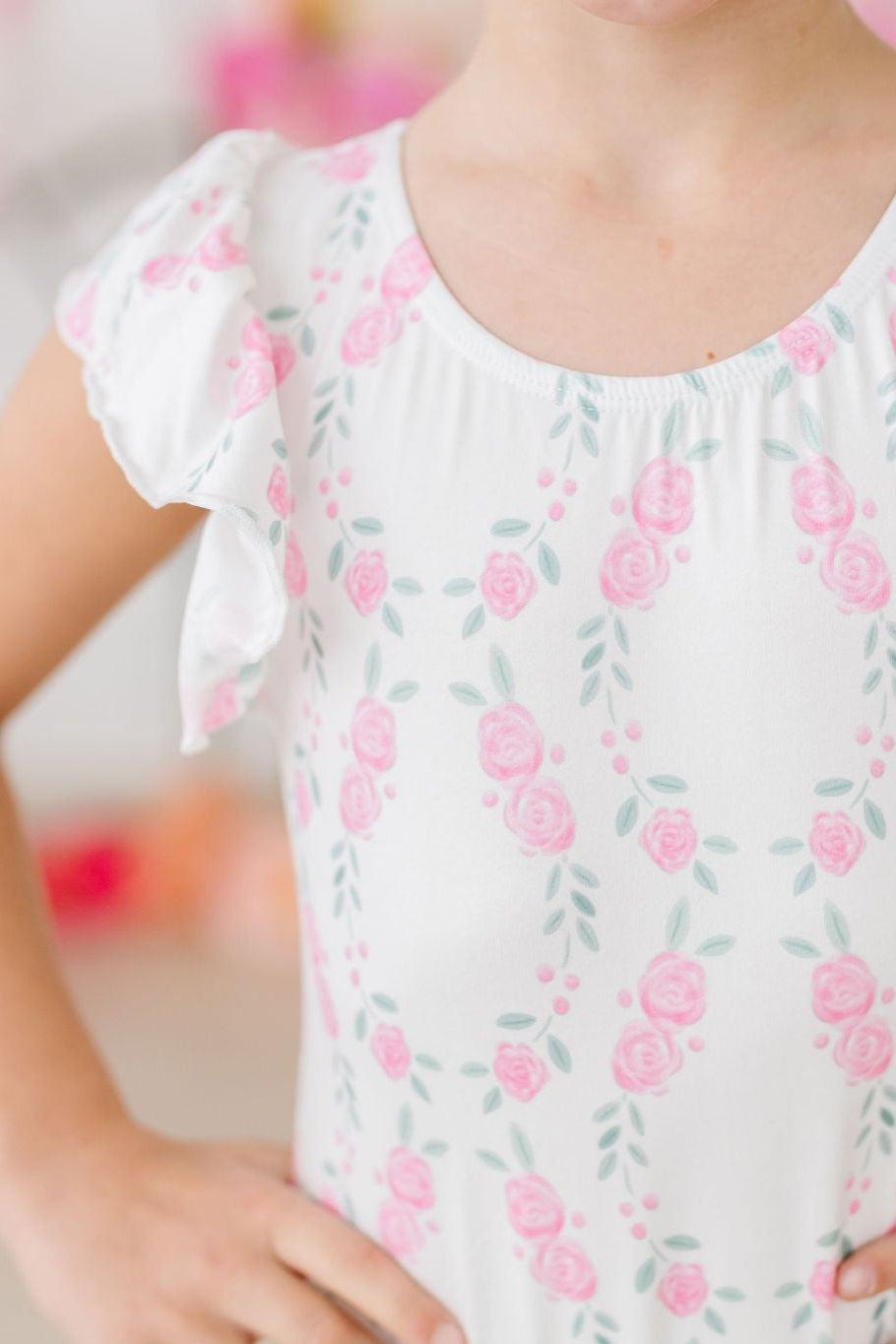 a close up of a girl's dress
