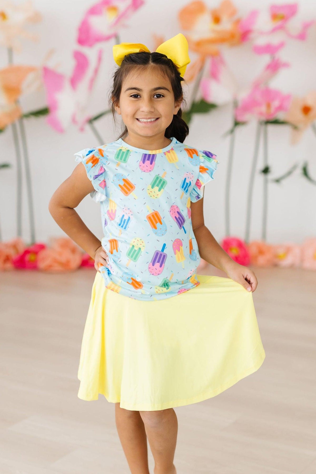 a girl smiling at camera