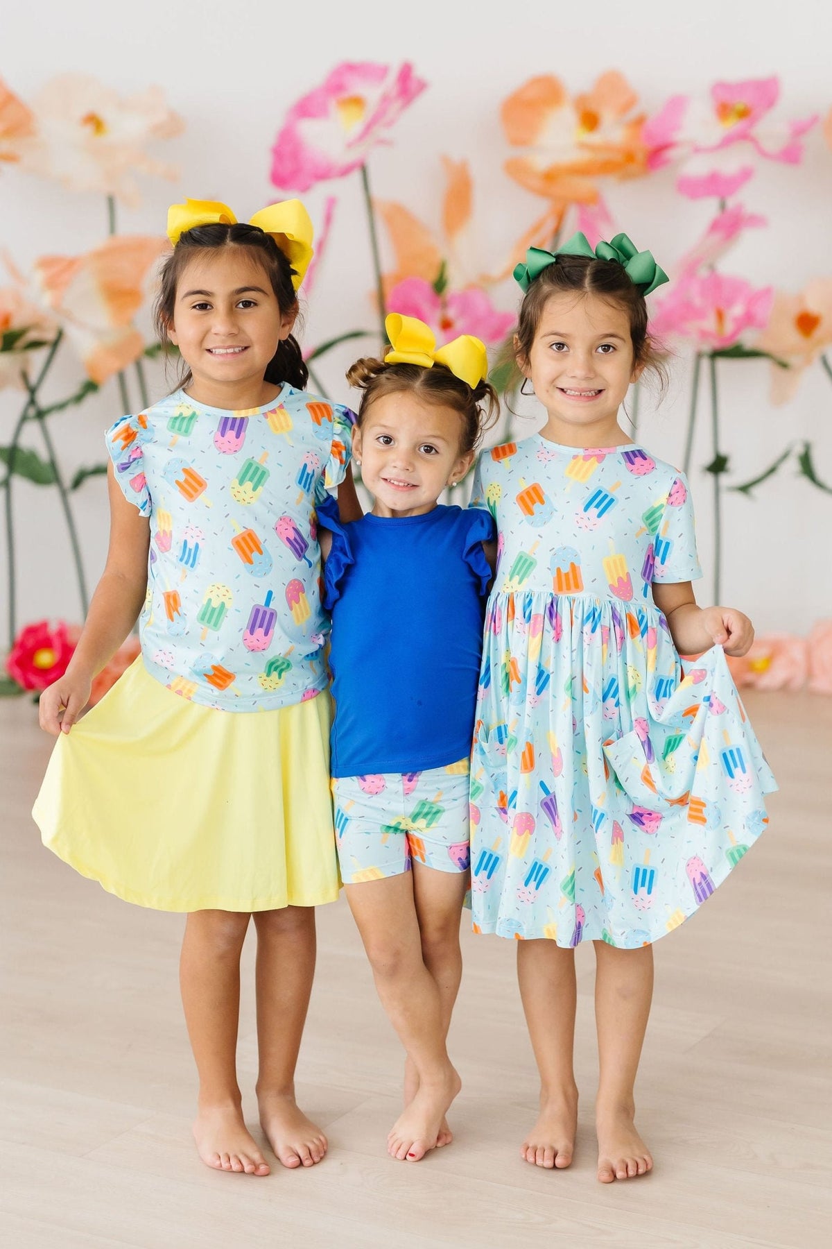 a group of girls posing for a picture