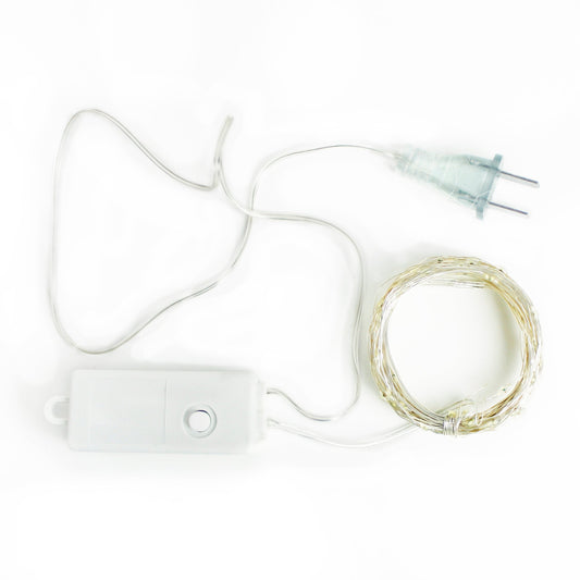 100 LED String Light Copper Wire - White