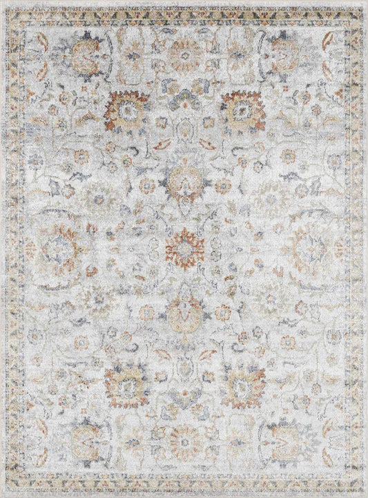 Dion Washable Floral Rug - Clearance