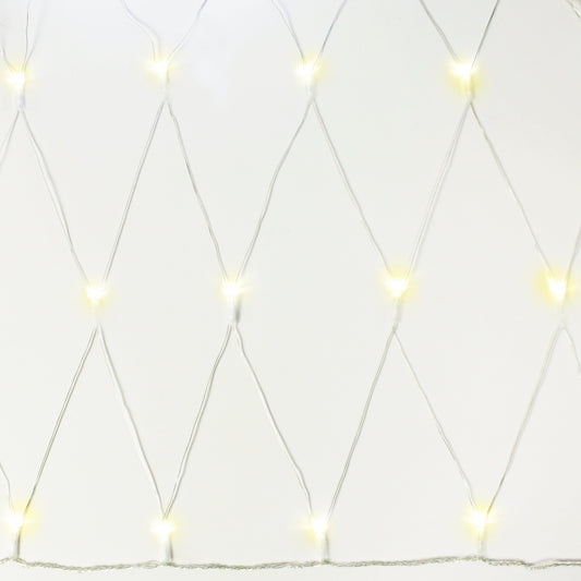 100 LED Net String Lights - Warm White