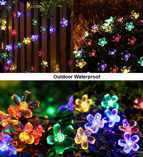 a collage of different colored lights