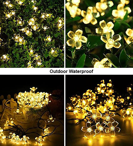 a collage of lights