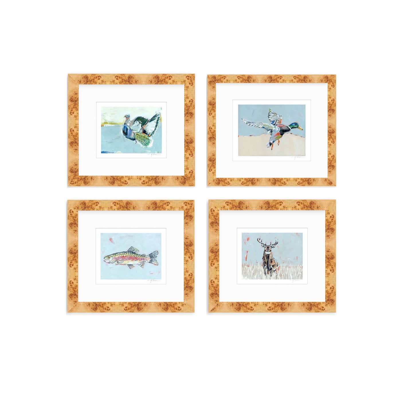 Southern Raised Mallard Fish Deer Turkey Fine Art Print