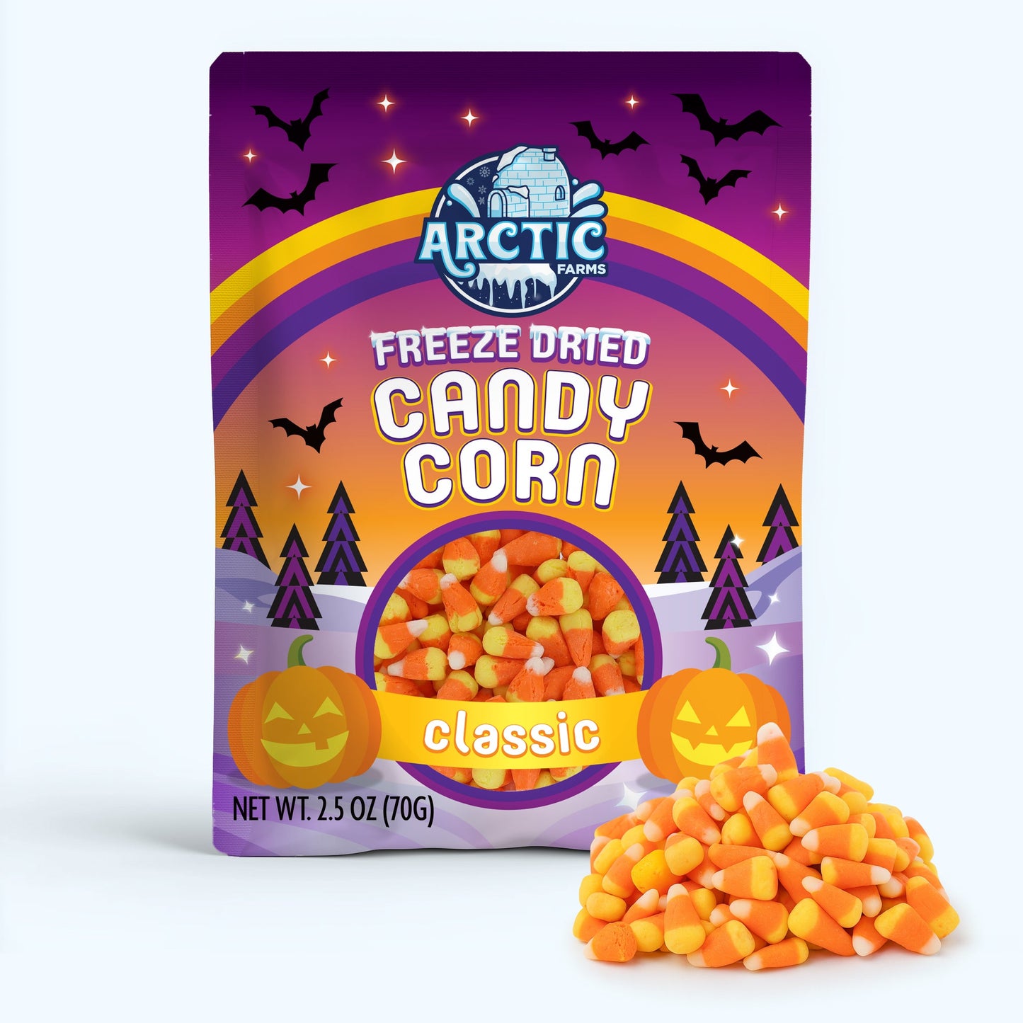 Freeze Dried Candy Corn Halloween Edition