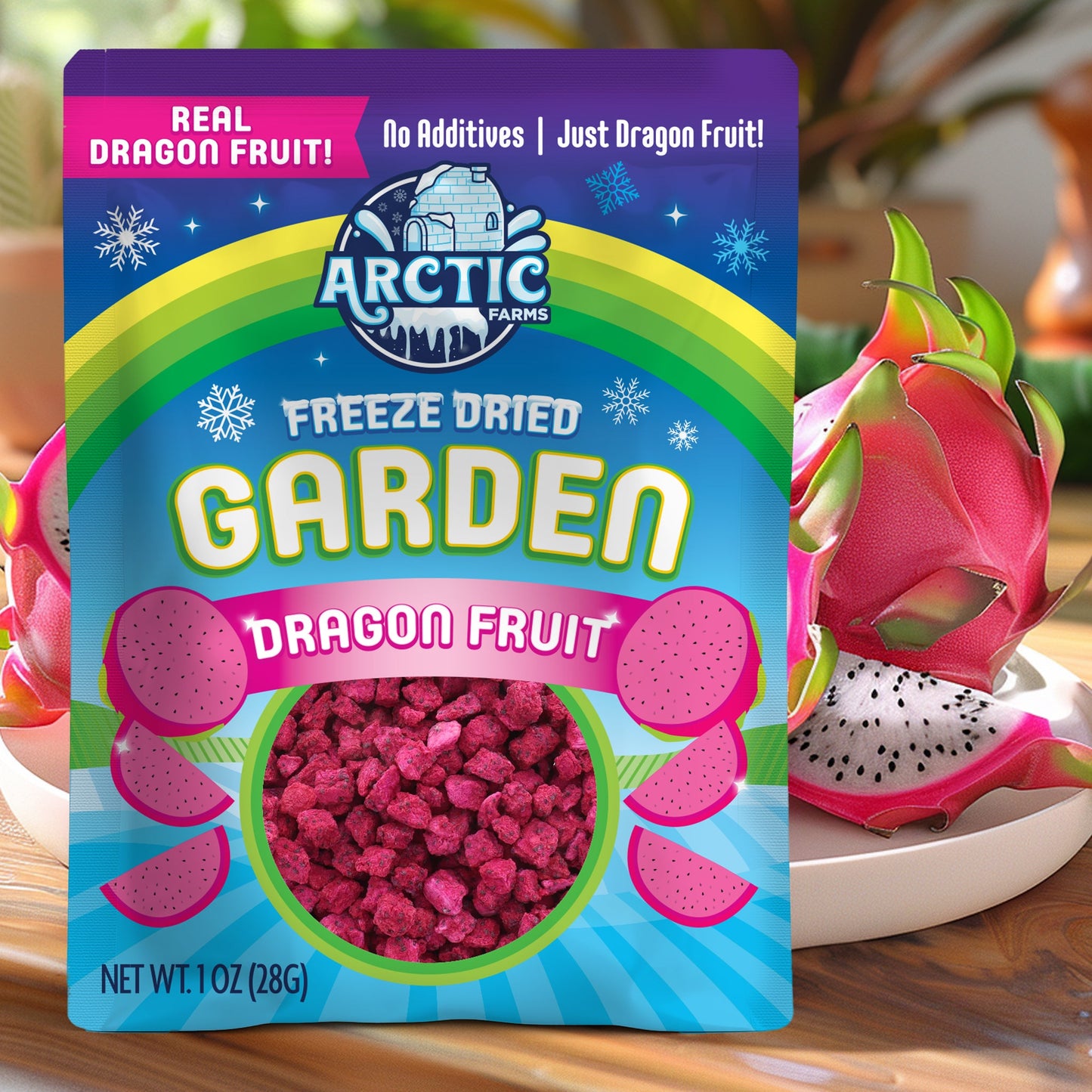 Freeze Dried Organic Red Dragon Fruit