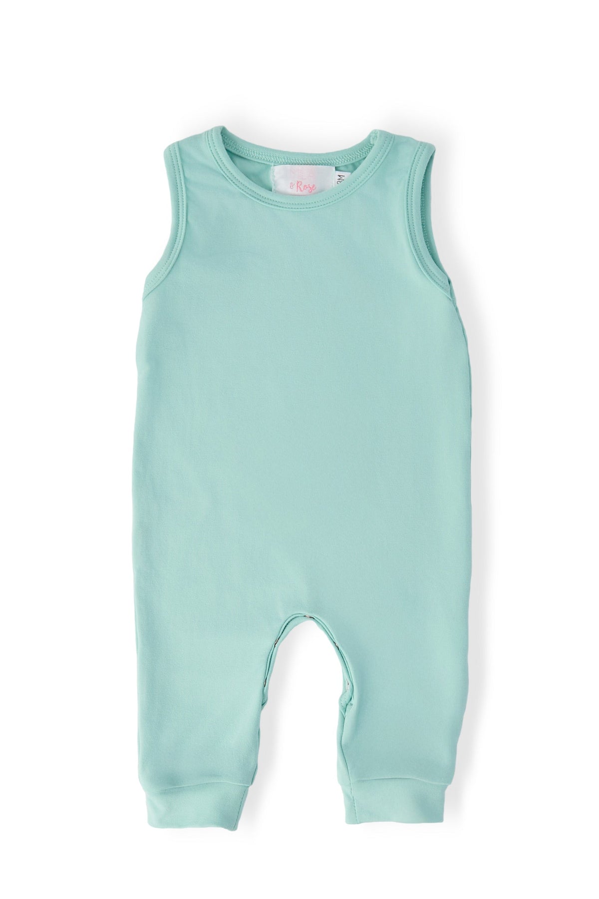 a baby romper on a white background